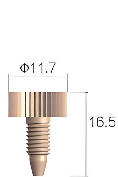 PEEK Цельный соединитель