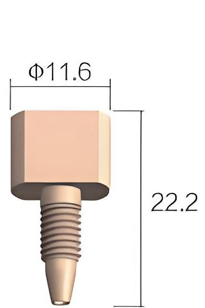 PEEK Цельный соединитель