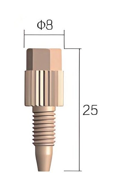 PEEK Цельный соединитель