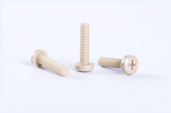 Винт PEEK с круглой головкой и крестообразным шлицем