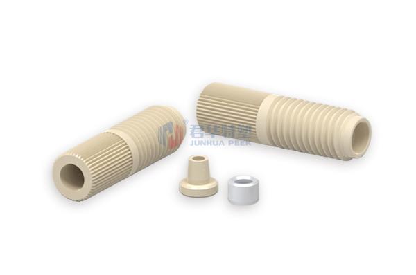 Разъемный фитинг из PEEK с гильзой из нержавеющей стали