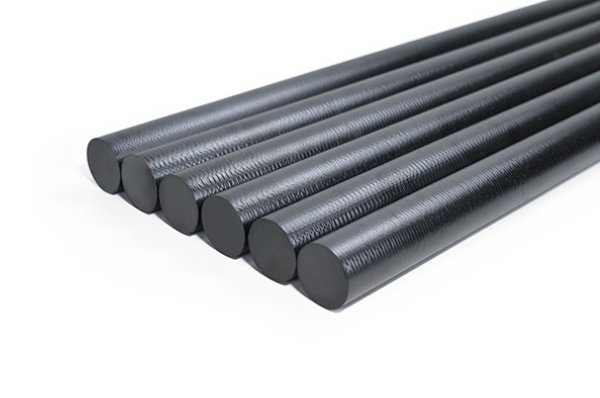 Стержень PEEK (PEEK5600LF30)PEEK с 30% углеродного волокна, графита и PTFE (PEEK5600LF30) Стержень