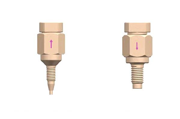PEEK Пружинный обратный клапан высокого давления