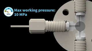 Ручной переключающий клапан из PEEK