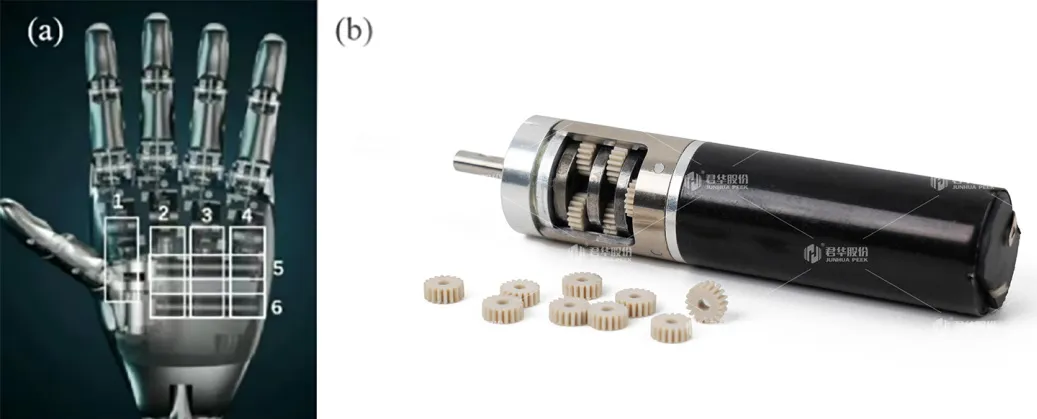 Шестерни из PEEK переопределяют рабочие характеристики бескаркасных двигателей чашечного типаNO1-JUNHUA